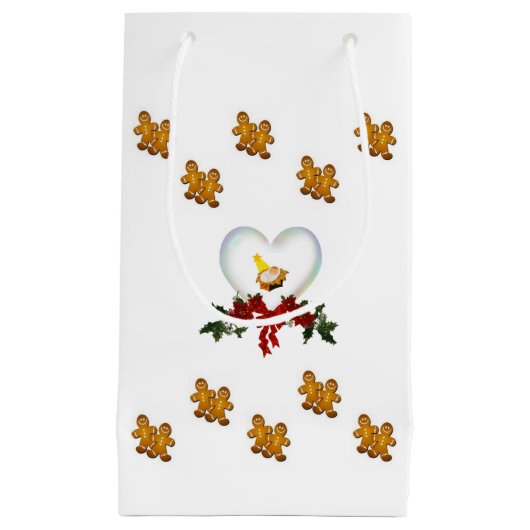 Gift Bag met kerstcadeau Klein Cadeauzakje (Voorkant)