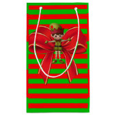 Gift Bag met kerstmis Elf Klein Cadeauzakje (Achterkant)
