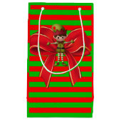 Gift Bag met kerstmis Elf Klein Cadeauzakje (Voorkant)