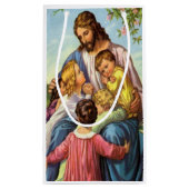 Gift Bag met Kerstmis Jezus Klein Cadeauzakje (Achterkant)