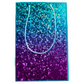 Gift Bag Mosaic Sparkley Texture Medium Cadeauzakje (Voorkant)