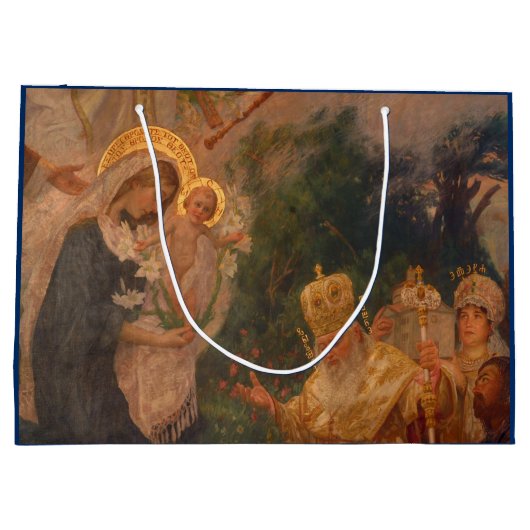 GIFT BAG NATIVITY RENAISSANCE PAINDS GROOT CADEAUZAKJE (Achterkant)