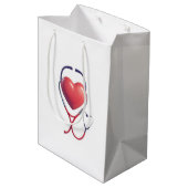 Gift Bag | Nurse & Doctor Appr Medium Cadeauzakje (Achterkant Gekanteld)