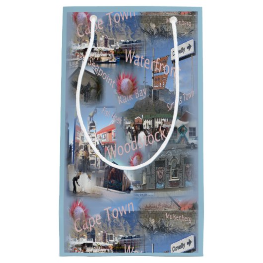 Gift bag over Kaapstad Klein Cadeauzakje (Voorkant)