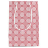 Gift Bag - Overlapte cirkels in Pinks Medium Cadeauzakje (Voorkant)