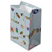 Gift Bag-Philly Sports Collectie Medium Cadeauzakje (Voorkant Gekanteld)