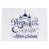 Gift Bag Ramadan Mubarak Groot Cadeauzakje (Voorkant)