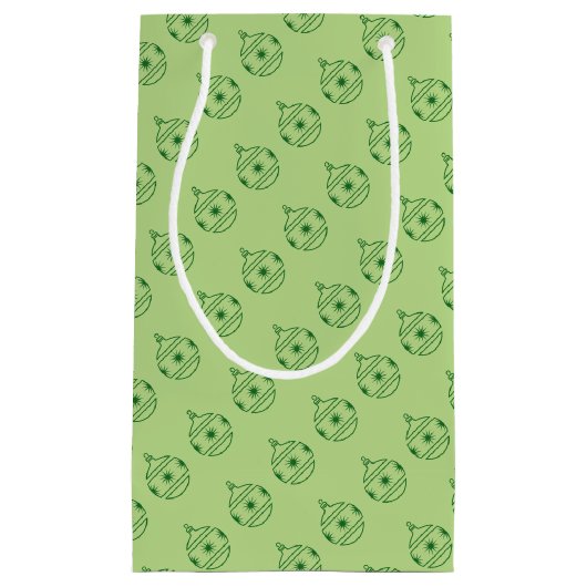 Gift Bag - Ronde boomversieringen Klein Cadeauzakje (Voorkant)