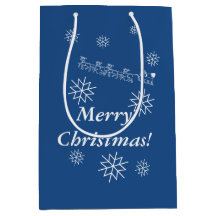 Gift Bag - Sinterklans en Slaapstand in sneeuw