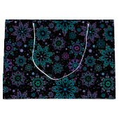 Gift bag "Snowflakes" Groot Cadeauzakje (Voorkant)
