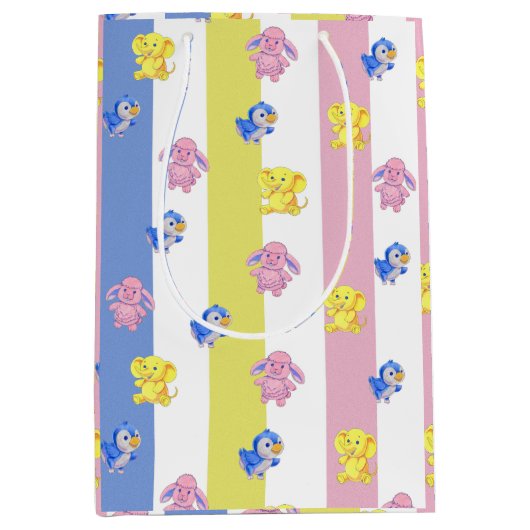 Gift Bag Speelgoed Animals Medium Cadeauzakje (Voorkant)