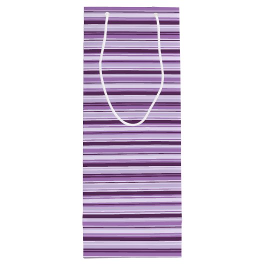 Gift Bag-Stripes Wijn Cadeautas (Achterkant)