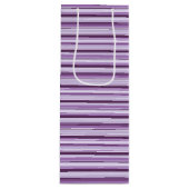 Gift Bag-Stripes Wijn Cadeautas (Voorkant)