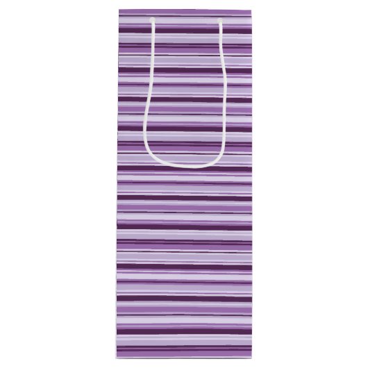 Gift Bag-Stripes Wijn Cadeautas (Voorkant)