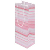 Gift Bag-Stripes Wijn Cadeautas (Achterkant Gekanteld)