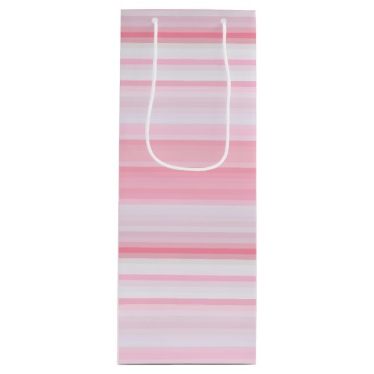 Gift Bag-Stripes Wijn Cadeautas (Voorkant)
