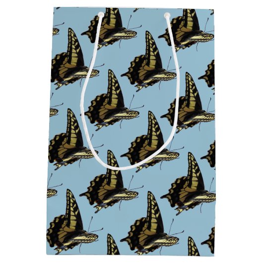 Gift Bag - Swallowtail Butterfly Medium Cadeauzakje (Achterkant)