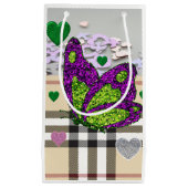 Gift Bag Valentijns Butterfly Klein Cadeauzakje (Voorkant)