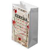 Gift Bag Valentijns Butterfly Klein Cadeauzakje (Achterkant Gekanteld)