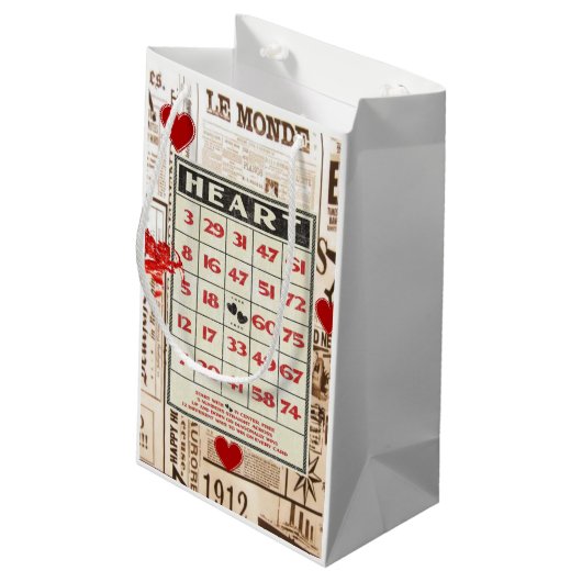 Gift Bag Valentijns Butterfly Klein Cadeauzakje (Achterkant Gekanteld)