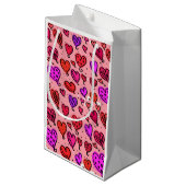 Gift Bag Valentijns hart Klein Cadeauzakje (Voorkant Gekanteld)