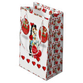 Gift Bag Valentijns Klein Cadeauzakje (Achterkant Gekanteld)