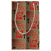 Gift Bag Valentijns Klein Cadeauzakje (Achterkant)