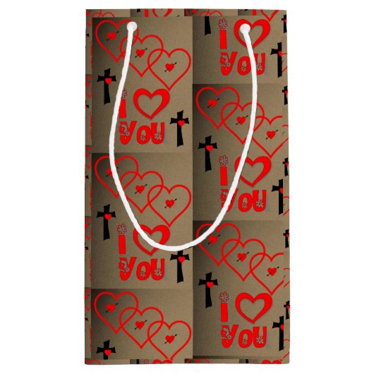 Gift Bag Valentijns Klein Cadeauzakje (Achterkant)