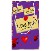 Gift Bag Valentijns Klein Cadeauzakje (Achterkant)