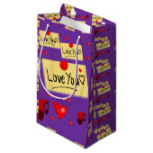 Gift Bag Valentijns Klein Cadeauzakje (Voorkant Gekanteld)