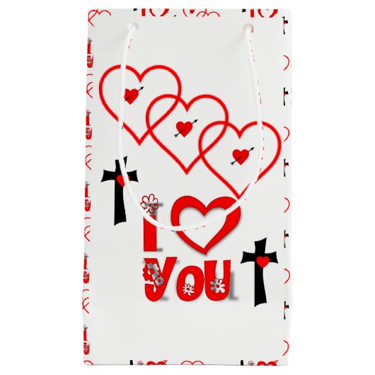 Gift Bag Valentijns Klein Cadeauzakje (Voorkant)