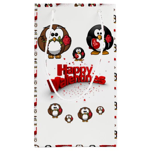 Gift Bag Valentijns Klein Cadeauzakje (Achterkant)