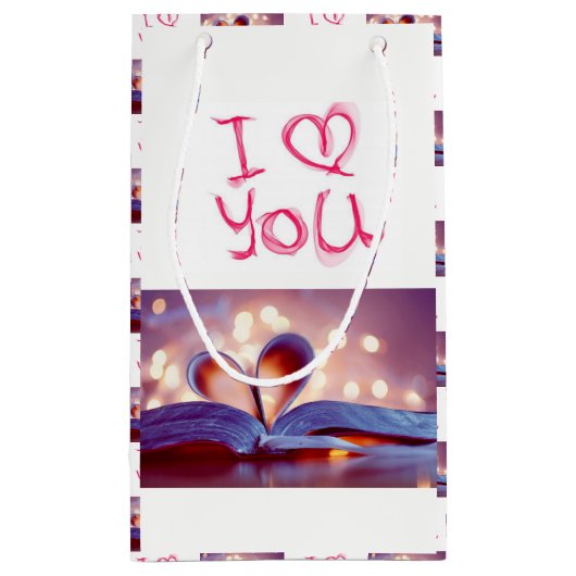 Gift Bag Valentijns Klein Cadeauzakje (Achterkant)