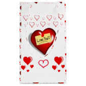 Gift Bag Valentijns Klein Cadeauzakje (Achterkant)