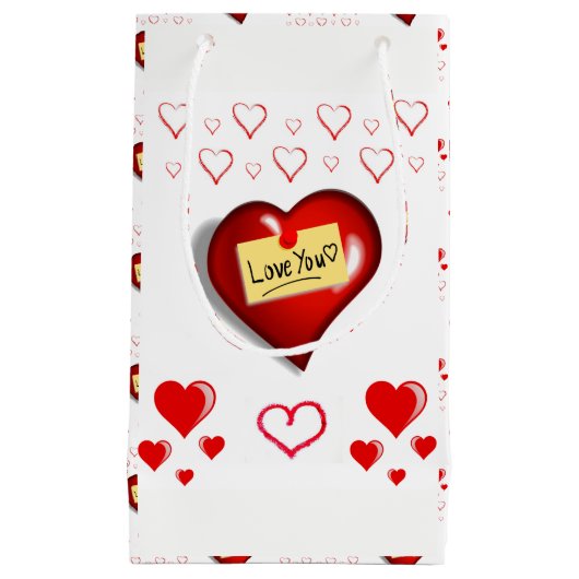 Gift Bag Valentijns Klein Cadeauzakje (Voorkant)