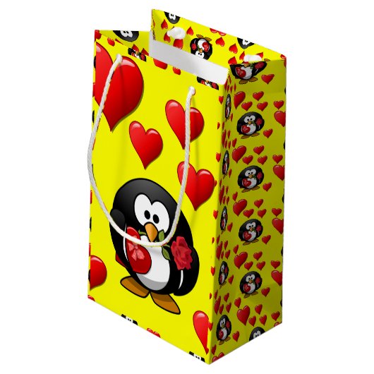 Gift Bag Valentijns Klein Cadeauzakje (Achterkant Gekanteld)