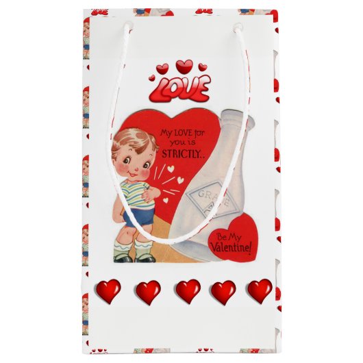 Gift Bag Valentijns Klein Cadeauzakje (Achterkant)