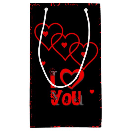 Gift Bag Valentijns Klein Cadeauzakje (Achterkant)