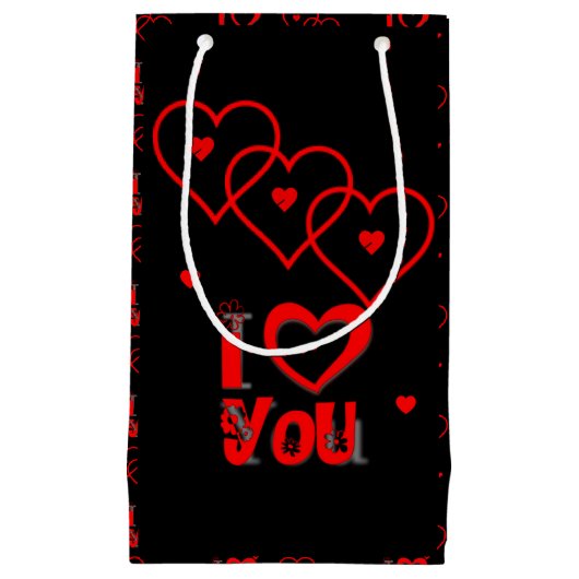 Gift Bag Valentijns Klein Cadeauzakje (Voorkant)