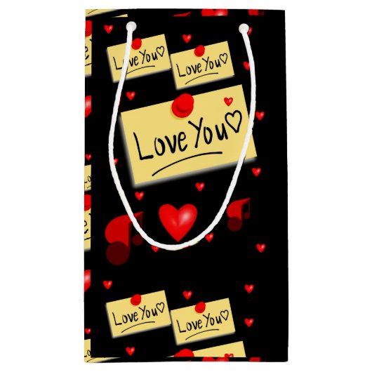 Gift Bag Valentijns Klein Cadeauzakje (Achterkant)