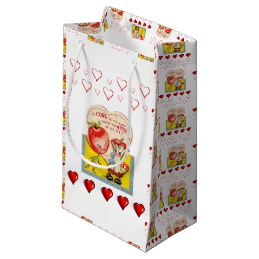 Gift Bag Valentijns Klein Cadeauzakje (Voorkant Gekanteld)