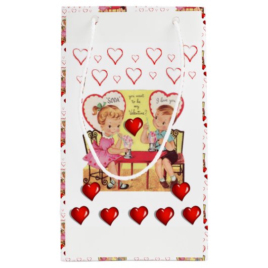 Gift Bag Valentijns Klein Cadeauzakje (Achterkant)