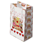 Gift Bag Valentijns Klein Cadeauzakje (Achterkant Gekanteld)