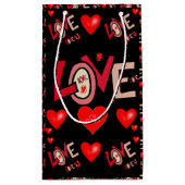 Gift Bag Valentijns Klein Cadeauzakje (Achterkant)