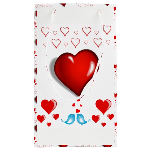 Gift Bag Valentijns Klein Cadeauzakje (Achterkant)