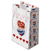 Gift Bag Valentijns Klein Cadeauzakje (Achterkant Gekanteld)