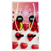 Gift Bag Valentijns Ladybug Klein Cadeauzakje (Achterkant)