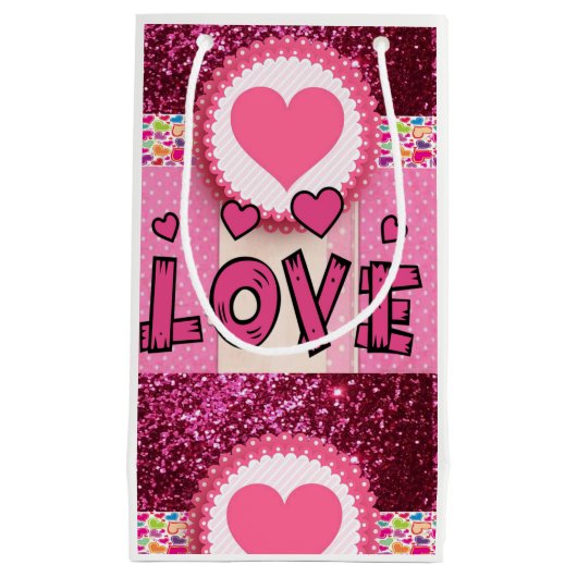 Gift Bag Valentijns Love Klein Cadeauzakje (Voorkant)