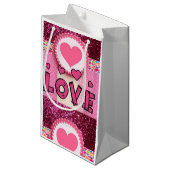 Gift Bag Valentijns Love Klein Cadeauzakje (Voorkant Gekanteld)