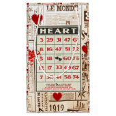 Gift Bag Valentijns Vintage Klein Cadeauzakje (Achterkant)